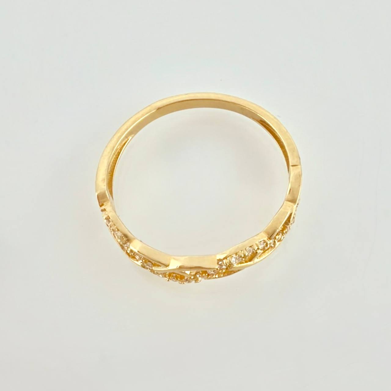 Anillo Multiples Infinitos 2.1 g / T7 1/2 Oro Amarillo 18K