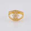 Anillo Estrella De Rombos Comvergentes 3.7 g / T7 1/4 Oro Amarillo 18K