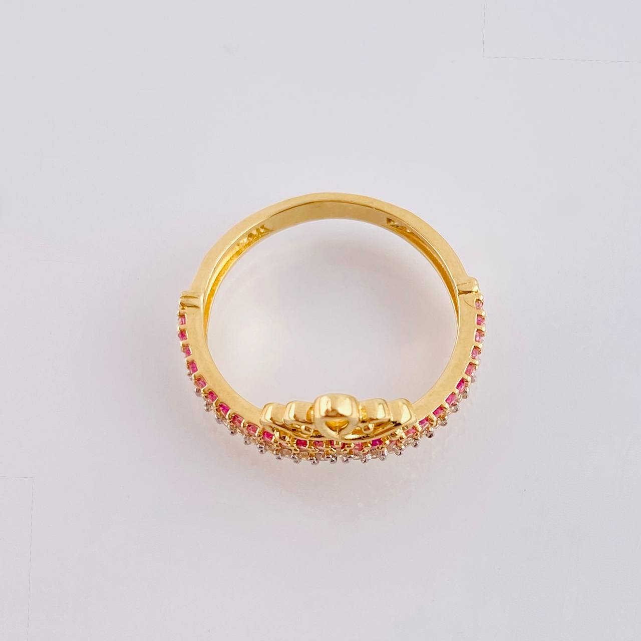 Anillo Doble Tiara 2.75 g / T6 1/4 Oro Amarillo 18K