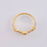 Ring Trio of Hearts 2.05 g / T7 1/2 Yellow Gold 18K