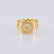 Anillo Corona 3.4 g / T7 3/4 Oro Amarillo 18K