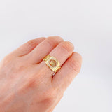 Anillo Corona 3.4 g / T7 3/4 Oro Amarillo 18K