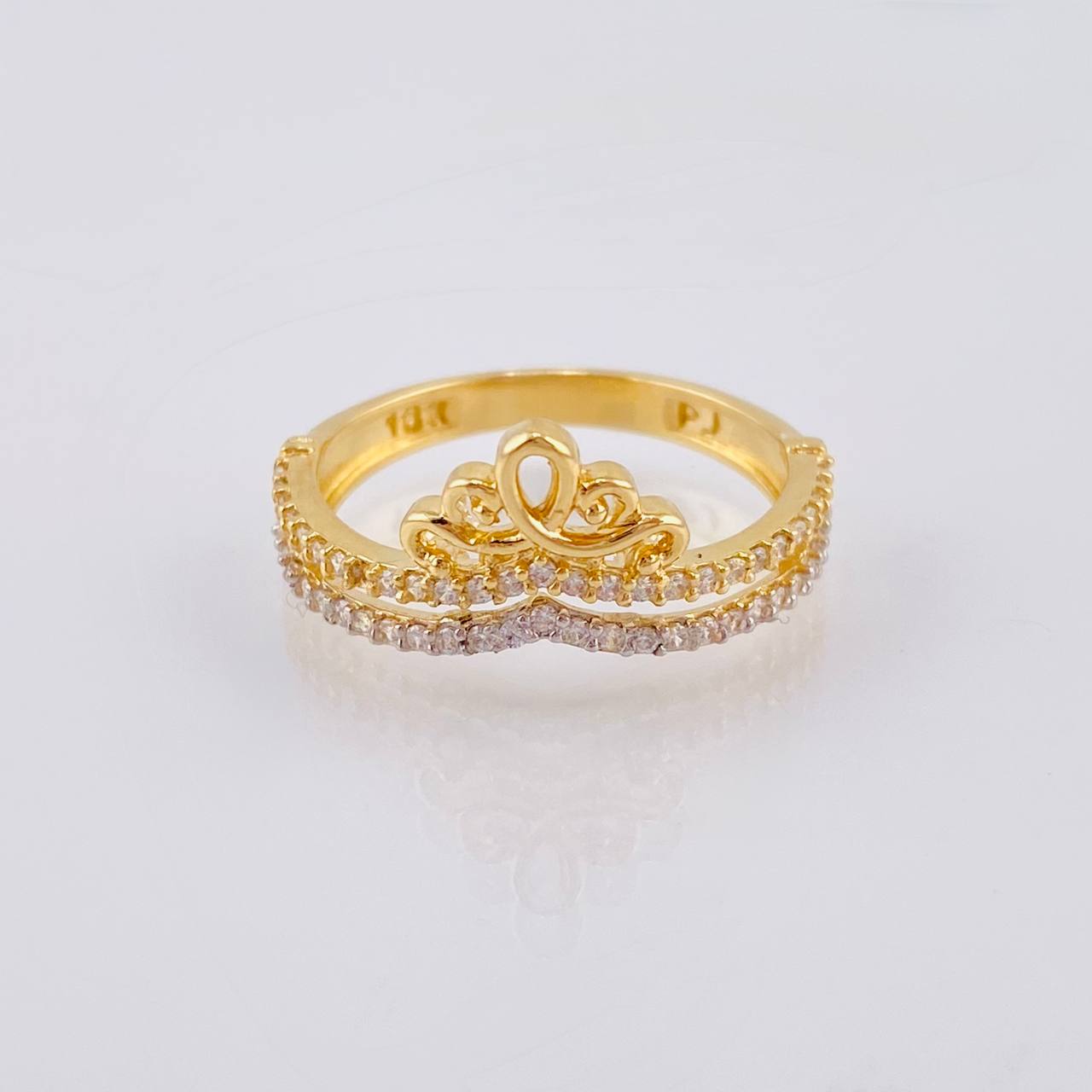 Anillo Pavonada 2.65 g / T6 3/4 Oro Amarillo 18K