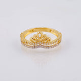 Anillo Pavonada 2.65 g / T6 3/4 Oro Amarillo 18K