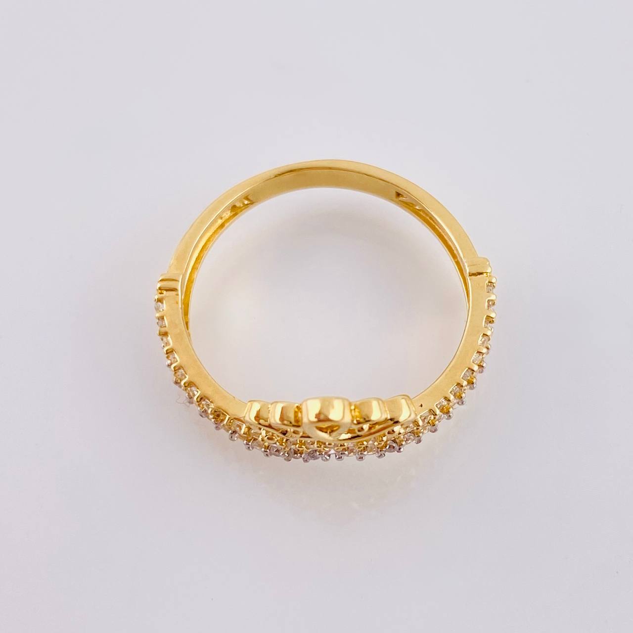 Anillo Pavonada 2.65 g / T6 3/4 Oro Amarillo 18K