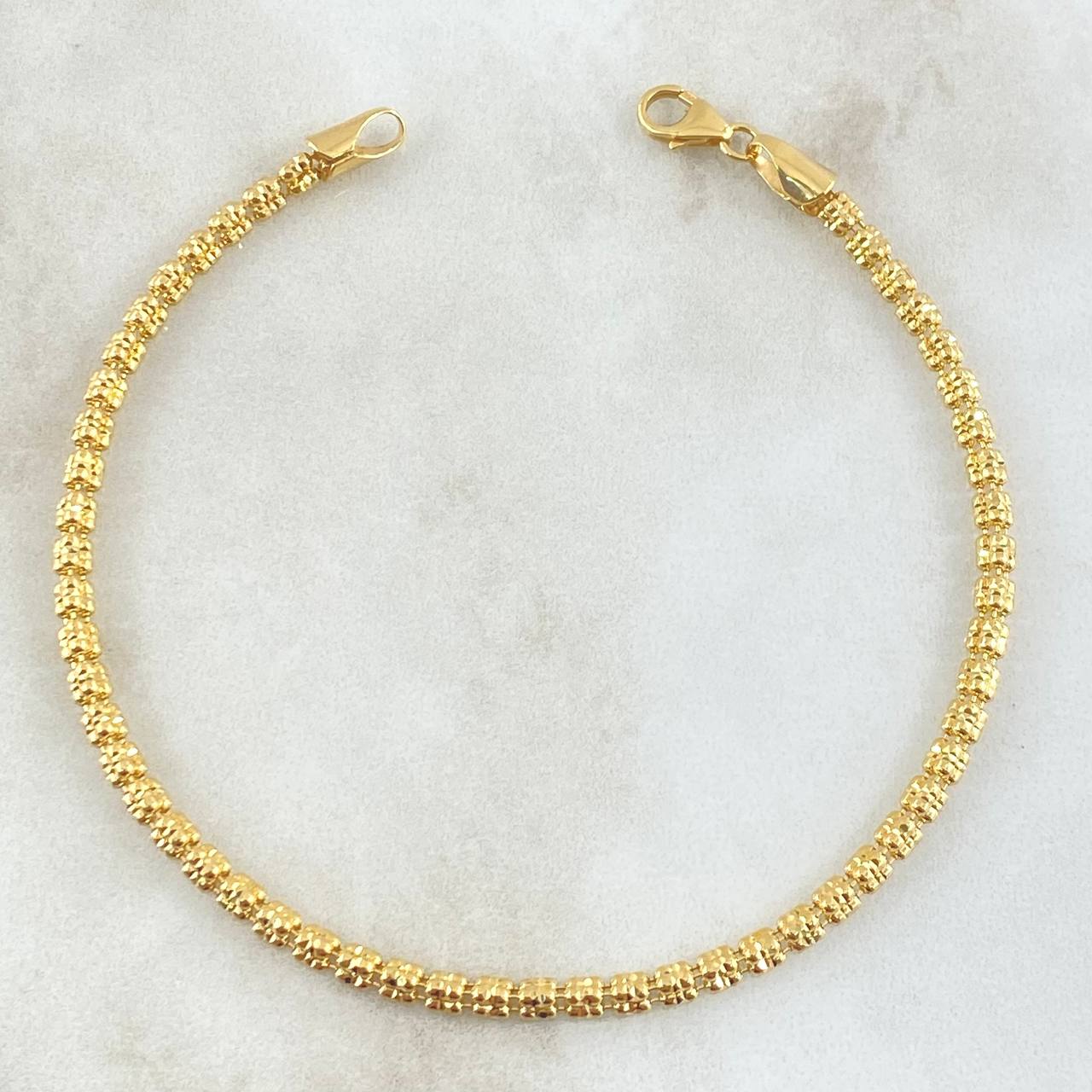 Pulso Ice 6.8gr / 20.5cm / 3mm Oro Amarillo +3 18K ©
