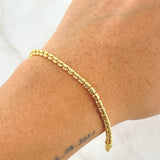 Pulso Ice 6.8gr / 20.5cm / 3mm Oro Amarillo +3 18K ©