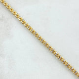 Pulso Ice 6.6gr / 20cm / 3mm Dos Oros Amarillo Blanco +3 18K ©