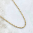 Ice Chain 11.4gr / 23.6in / Two Tone Yellow White 18K +4 ©