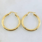 Candongas Jass 3.65gr / 1 1/4 in / Oro Amarillo 18K