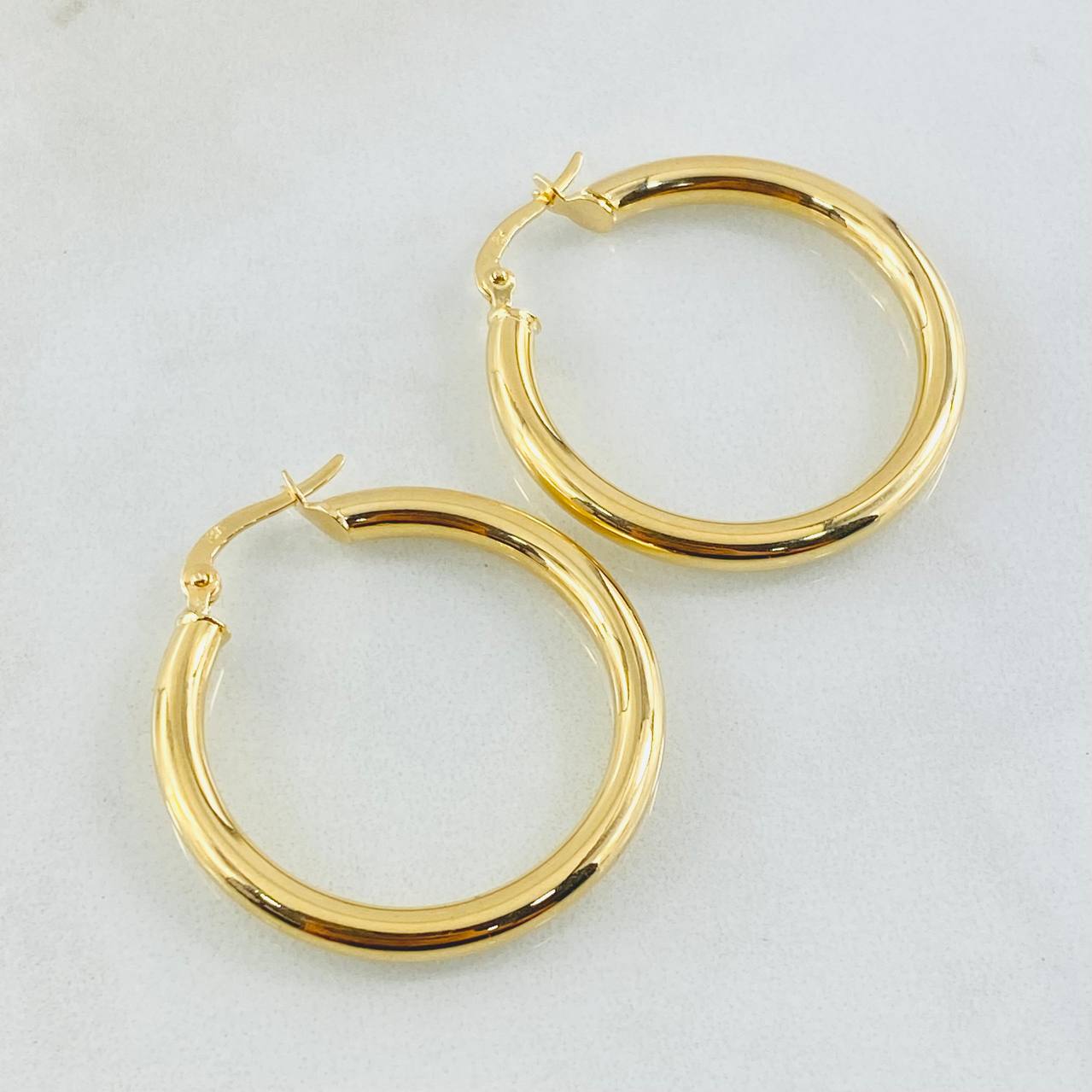 Candongas Jass 3.65gr / 1 1/4 in / Oro Amarillo 18K