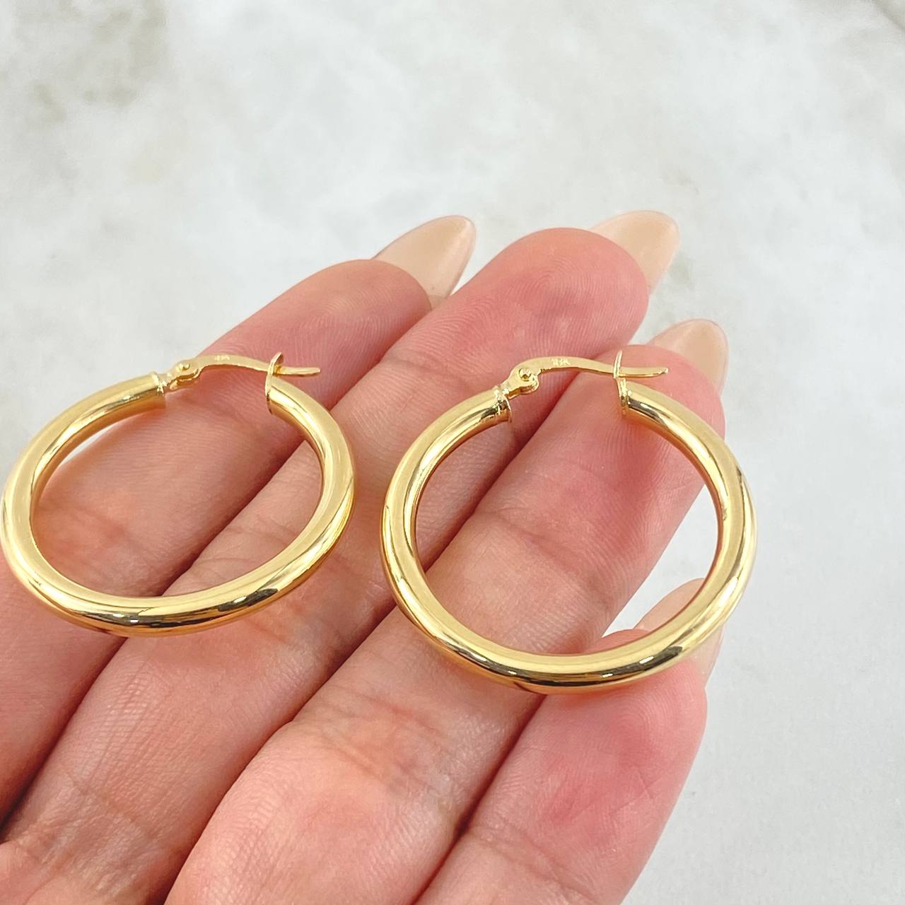 Candongas Jass 3.65gr / 1 1/4 in / Oro Amarillo 18K