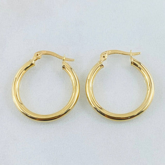 Candongas Jass 1.8gr / 1 in / Oro Amarillo 18K