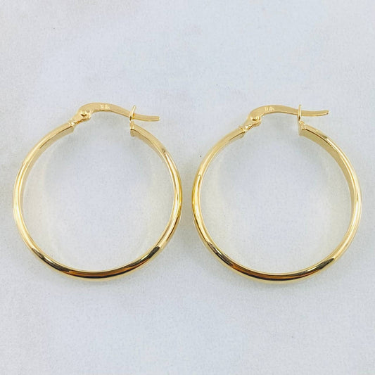 Candongas Nati 2gr / 1 in / Oro Amarillo 18K