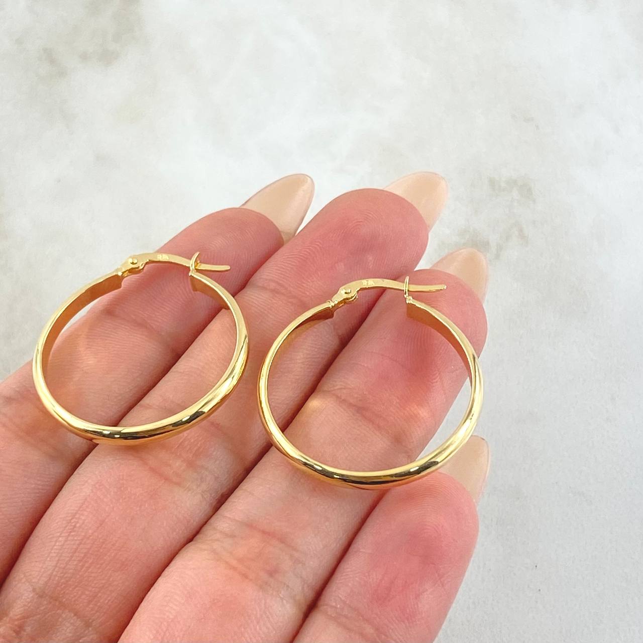 Candongas Nati 2gr / 1 in / Oro Amarillo 18K