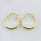 Candongas Nati 1.45gr / 3/4 in / Oro Amarillo 18K