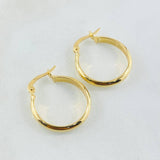 Candongas Nati 1.45gr / 3/4 in / Oro Amarillo 18K