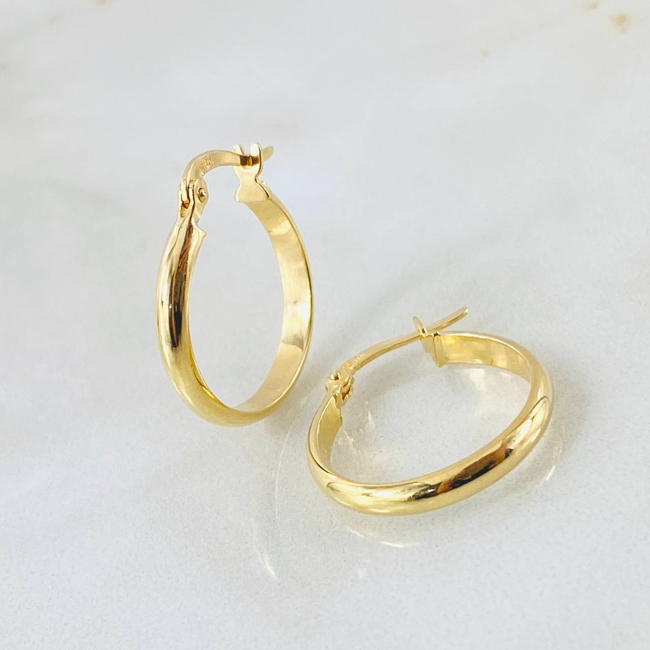 Candongas Nati 1.45gr / 3/4 in / Oro Amarillo 18K