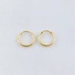 Candongas Aro 0.45gr / 1/2 in / Oro Amarillo 18K ©