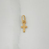 Dije Cruz 0.15gr / 1/2 in / Oro Amarillo 18K %