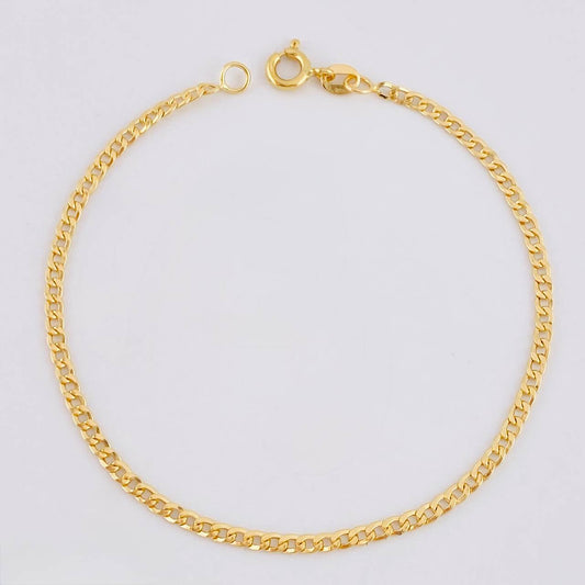 Pulso Cubano 1.5 g / 7 1/2 in / 2.5 mm Oro Amarillo 18K