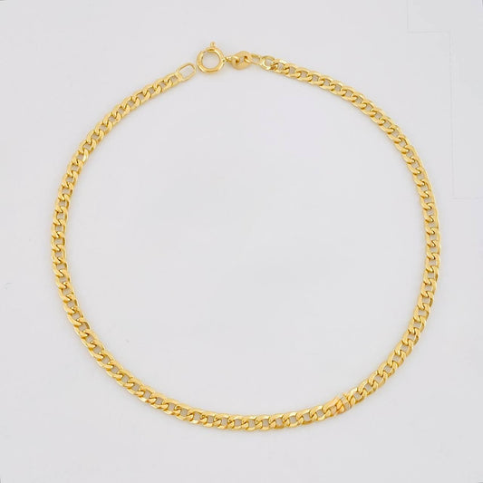 Pulso Cubano 1.1 g / 7 3/4 in / 2.5 mm Oro Amarillo 18K