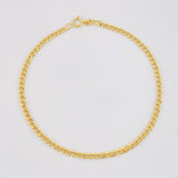 Pulso Cubano 1.55 g / 7 3/4 in / 2.5 mm Oro Amarillo 18K
