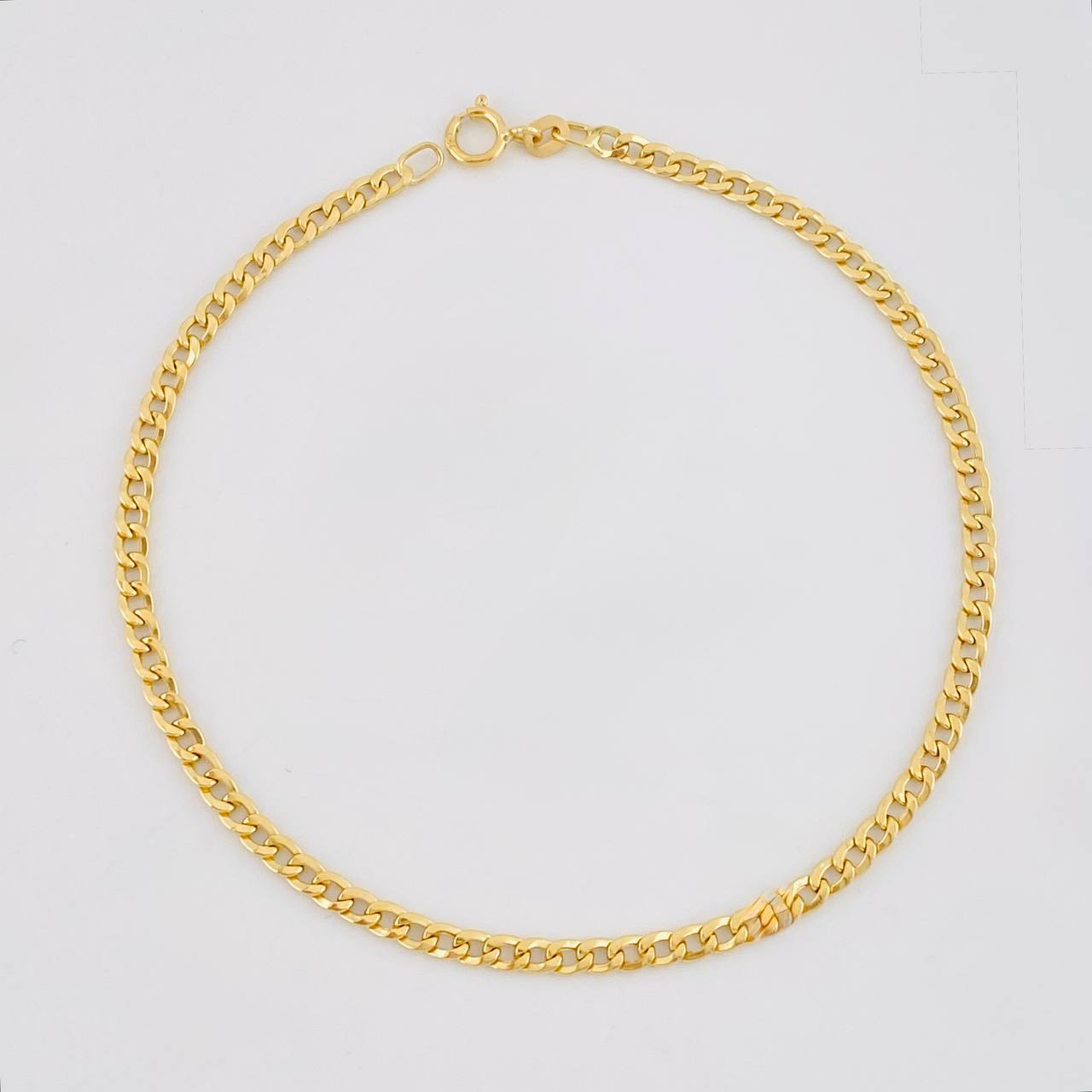 Pulso Cubano 1.1 g / 7 3/4 in / 2.5 mm Oro Amarillo 18K