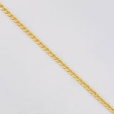 Pulso Cubano 1.1 g / 7 3/4 in / 2.5 mm Oro Amarillo 18K