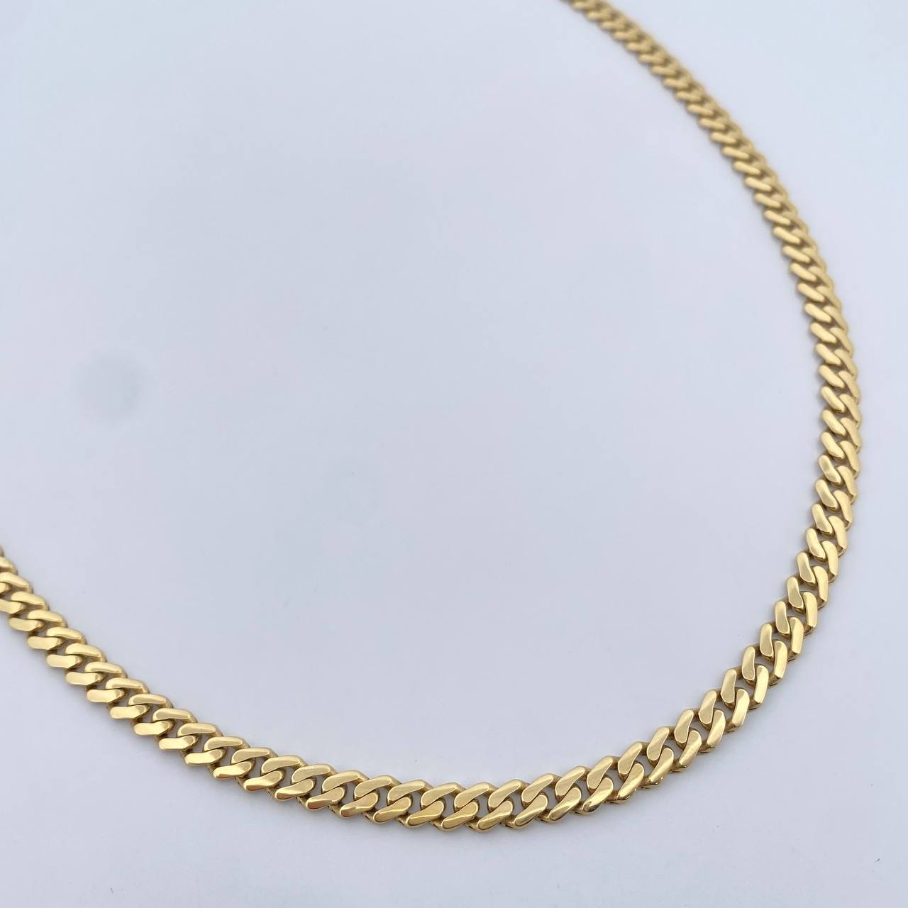 Cuban Links Infinity 25.9gr / 61.8cm / 6.35mm White Zircons Yellow Gold +2 18K $