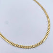 Cuban Links infinite 19.45gr / 61.5cm / 4.9mm White Zircons Yellow Gold +2 18K &