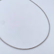 Rope Chain 1.6gr / 44.8cm / 1.6mm White Gold +3 18K &