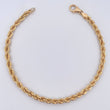 Rope Bracelet 4.15gr / 8.3in / +3 18K Gold $