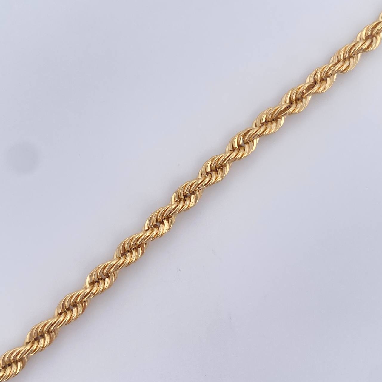 Rope Bracelet 4.15gr / 8.3in / +3 18K Gold $