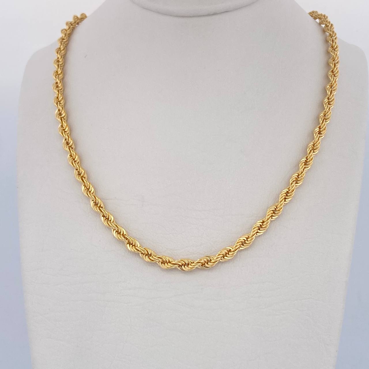 Rope Chain 7.2gr / 21.7in / +3 18K Gold $