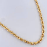 Cadena Lazo 7.3gr / 55cm / +3 Oro 18K $
