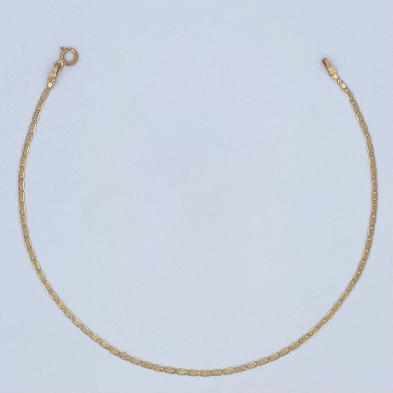 Pulso Escalera Plana 0.95gr / 21cm / +3 Oro 18K &