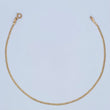 Pulso Escalera Plana 0.95gr / 21cm / +3 Oro 18K &