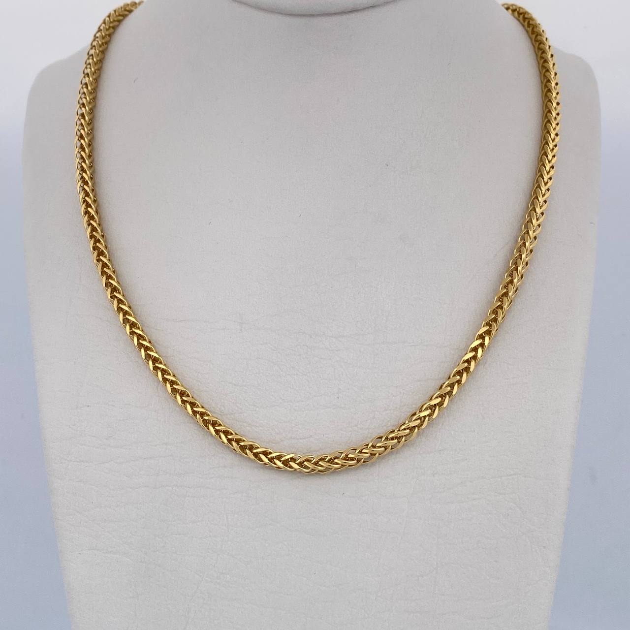 Cadena Franco 8.75gr / 45cm / +3Oro 18K $