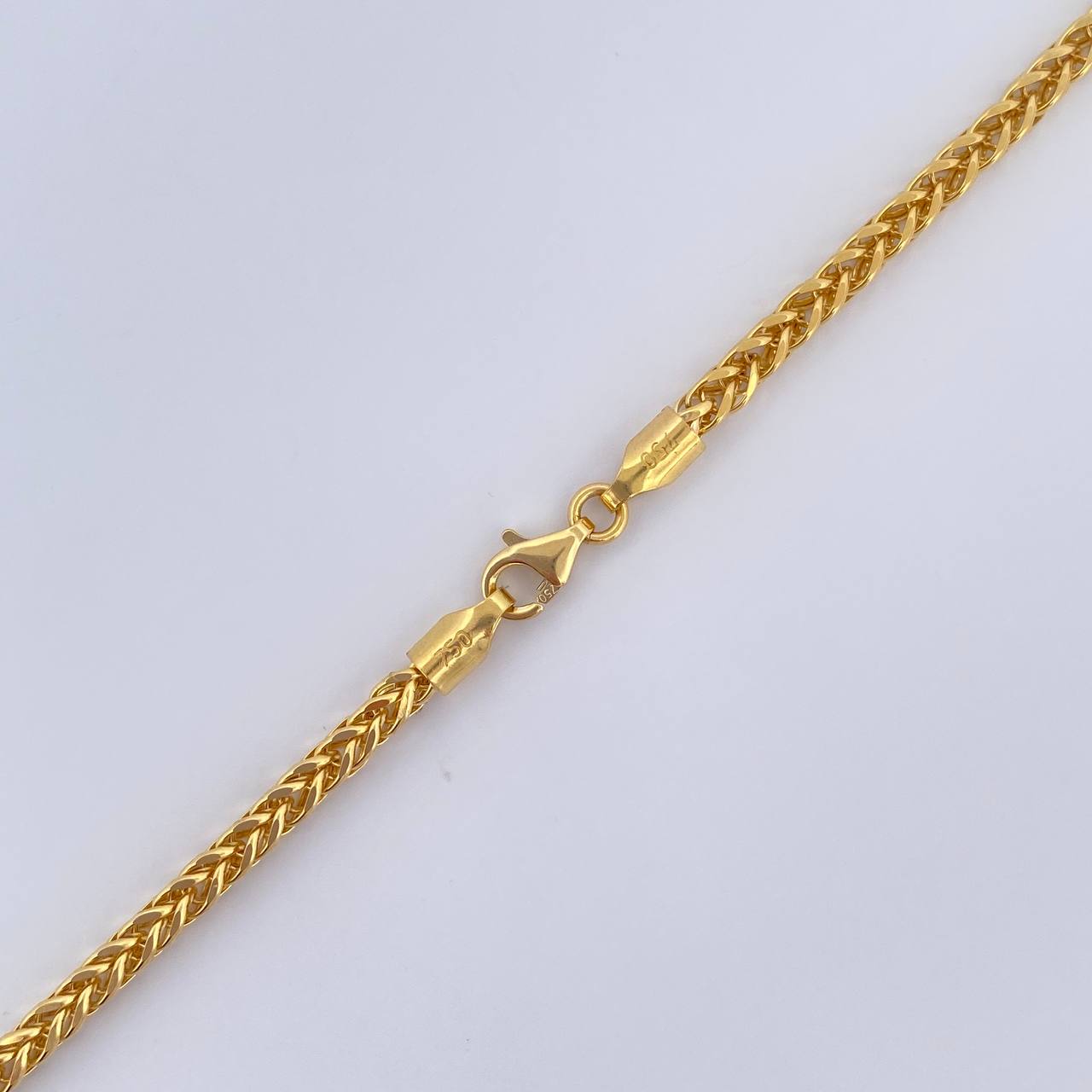 Cadena Franco 8.75gr / 45cm / +3Oro 18K $