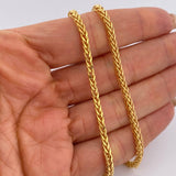 Cadena Franco 8.75gr / 45cm / +3Oro 18K $