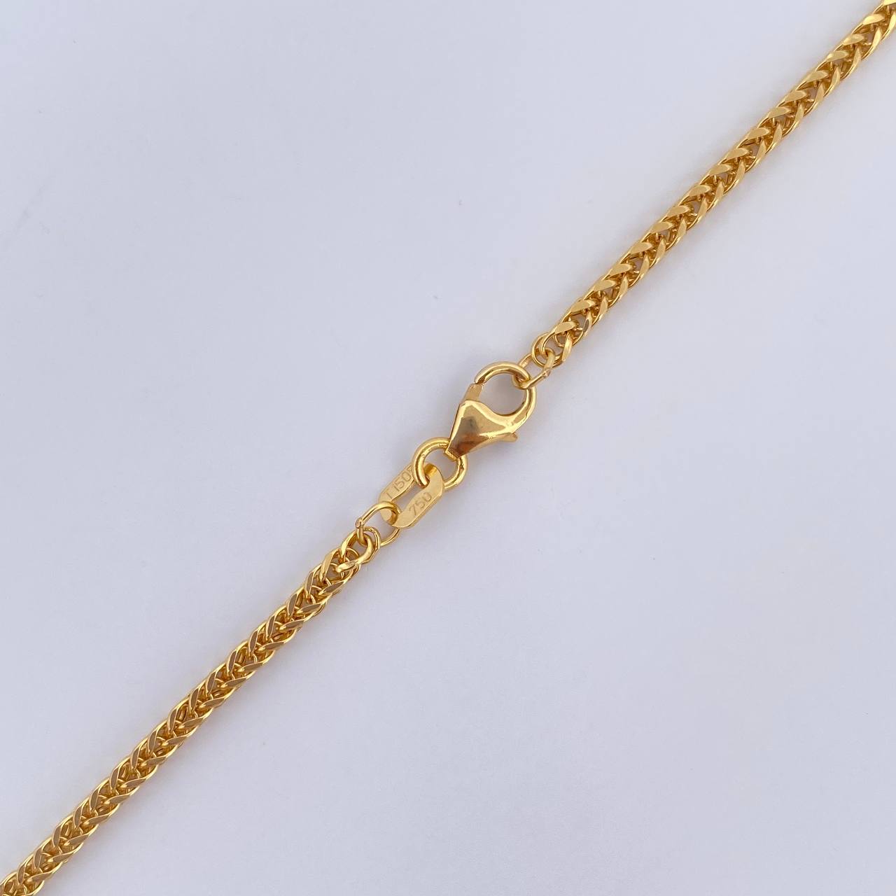 Franco Chain 4.2gr / 17.7in / +3 18K Gold $