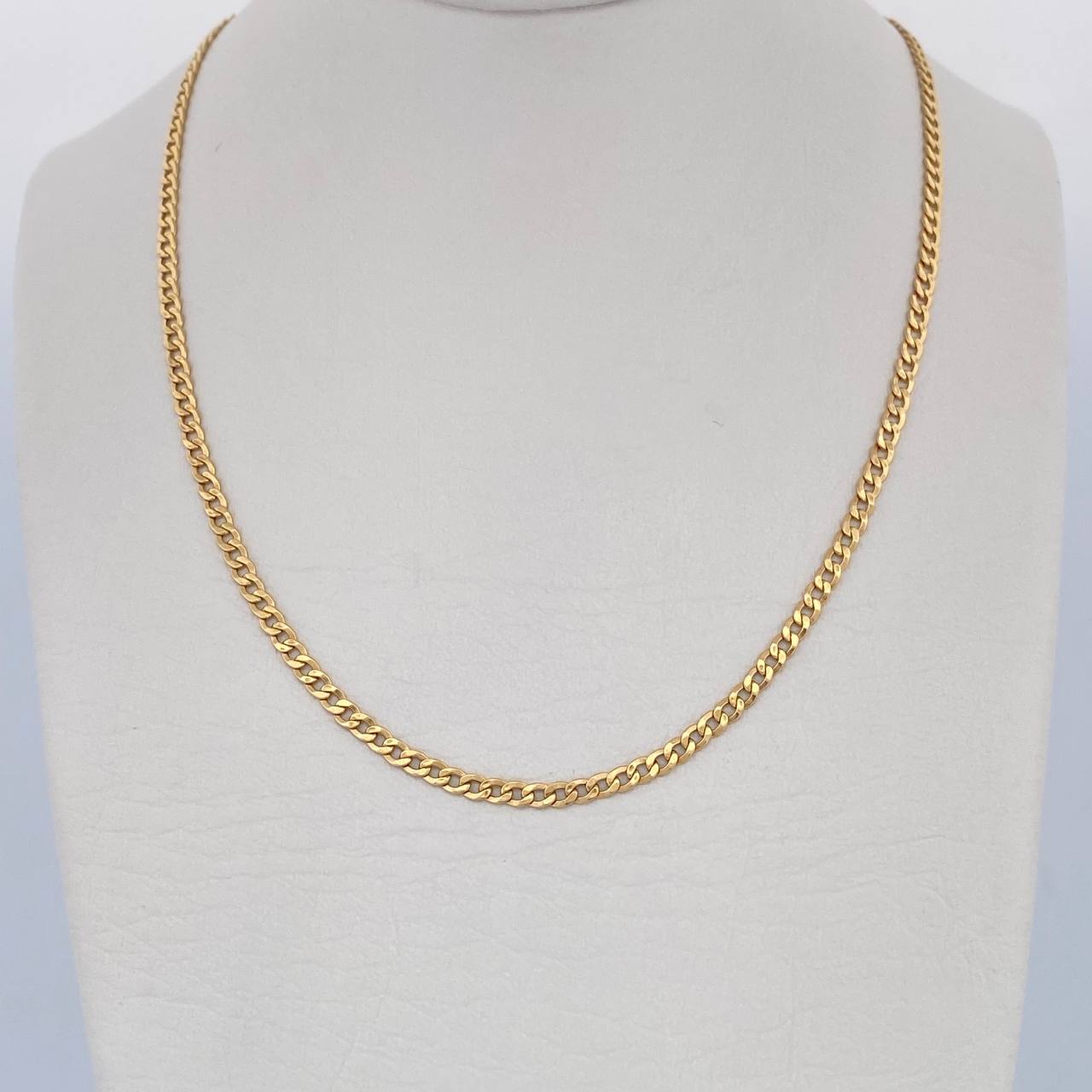 Cadena Cubana 4gr / 60cm / +1 Oro 18K !