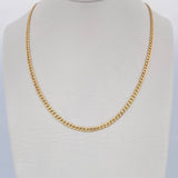Cadena Cubana 4gr / 60cm / +1 Oro 18K !