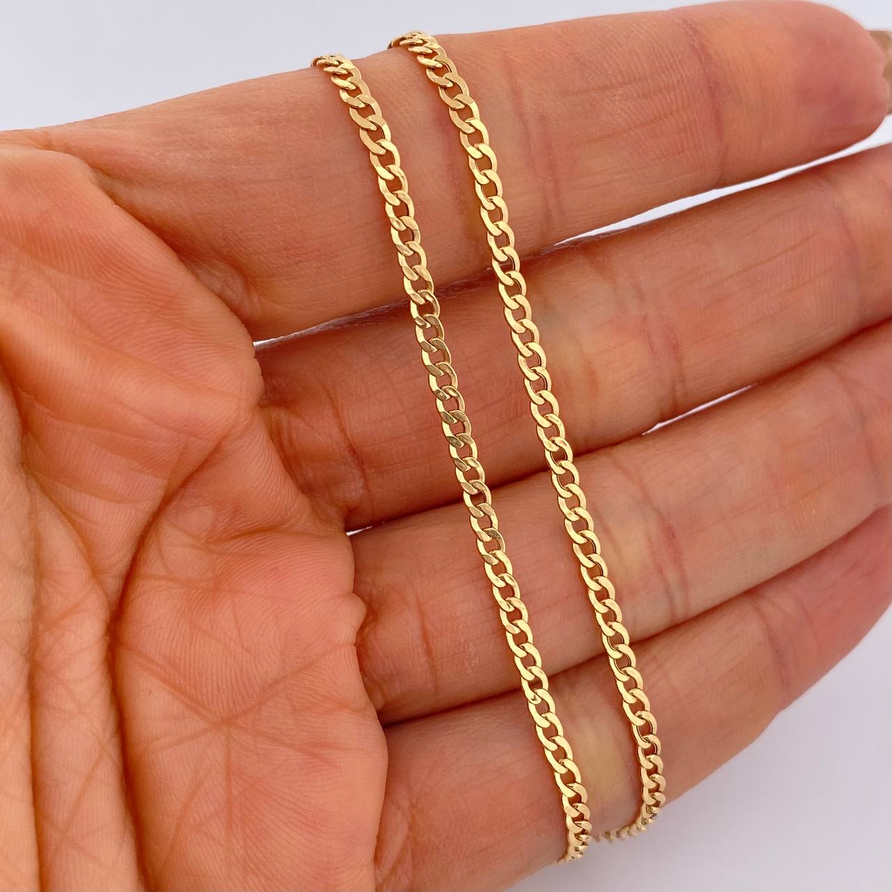 Cadena Cubana 4gr / 60cm / +1 Oro 18K !