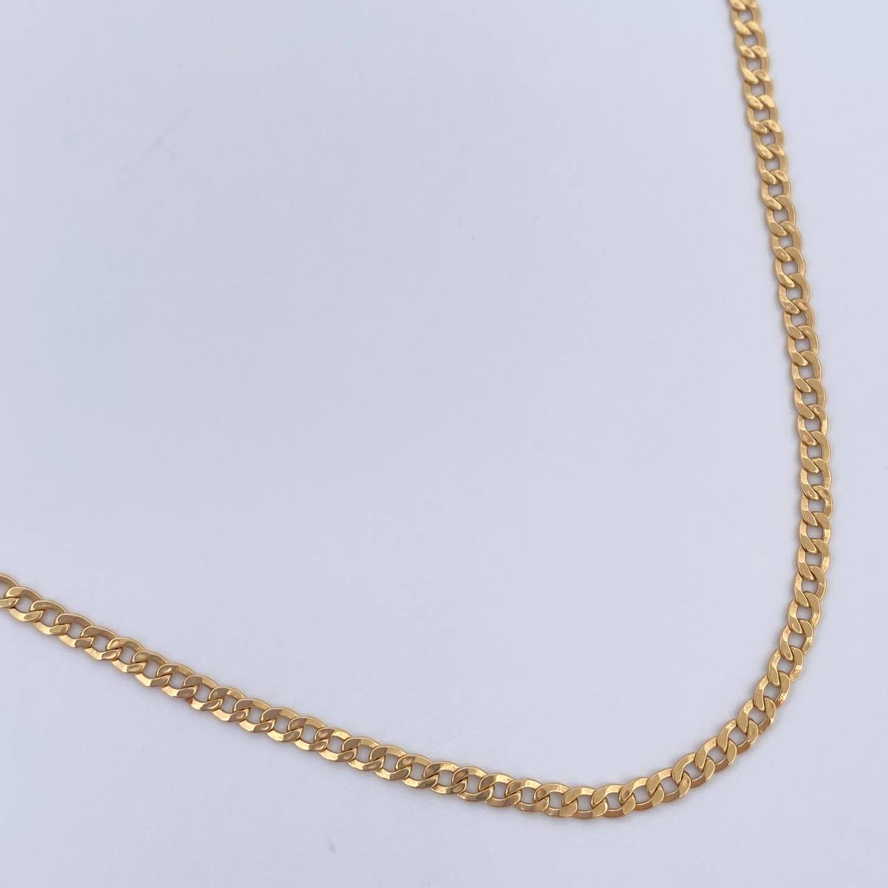 Cadena Cubana 4gr / 60cm / +1 Oro 18K !