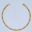 Figaro Bracelet 2.55gr / 8in / 18K Gold +1$