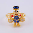 Anillo Pato Bolsa Dinero 4.5 g / T6 1/4 Oro Amarillo 18K