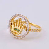 Anillo Corona Movil 4.2 g / T7 3/4 Oro Amarillo 18K