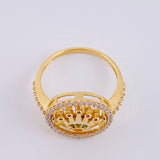 Anillo Corona Movil 4.2 g / T7 3/4 Oro Amarillo 18K
